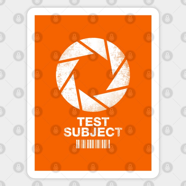 Aperture Science Test Subject Magnet by R-evolution_GFX